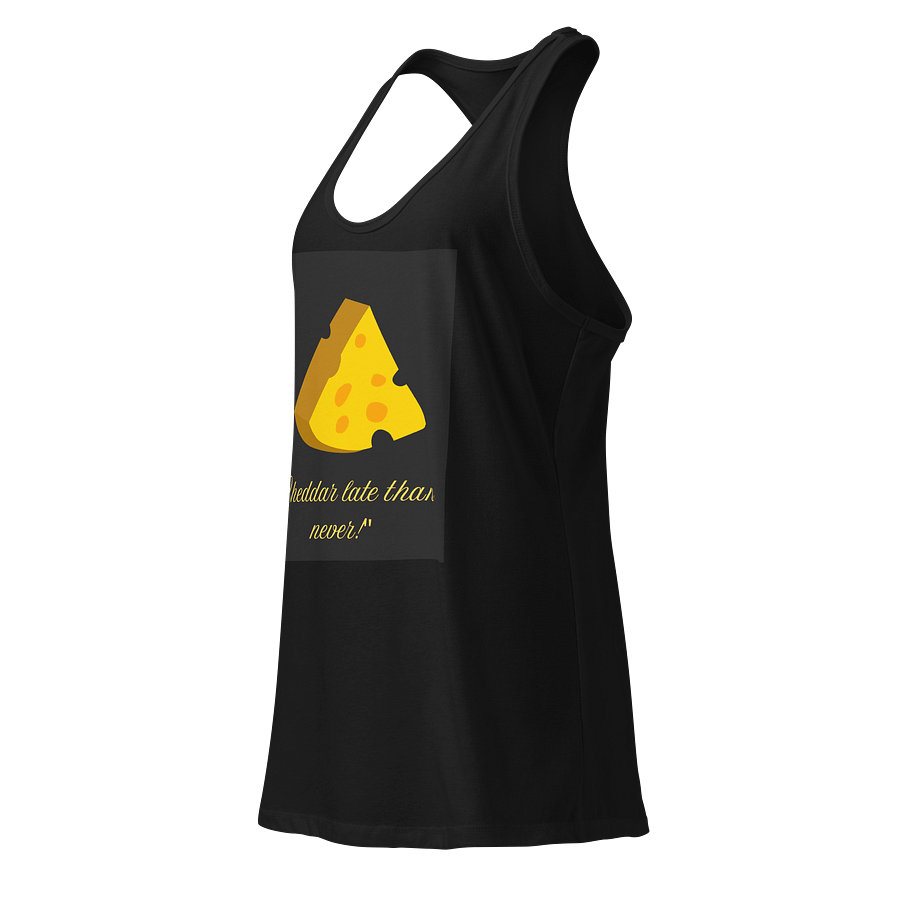 Cheesy Cheddar Racerback Tank product image (3)