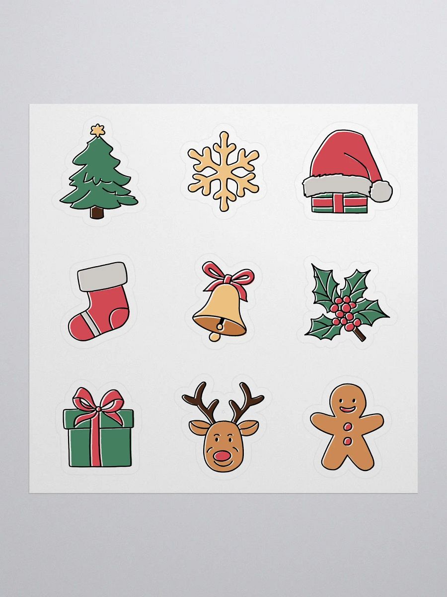 Cute Christmas Stickers for Cards – Festive Xmas Stickers for Holiday Projects, Scrapbooking & Gifts product image (1)