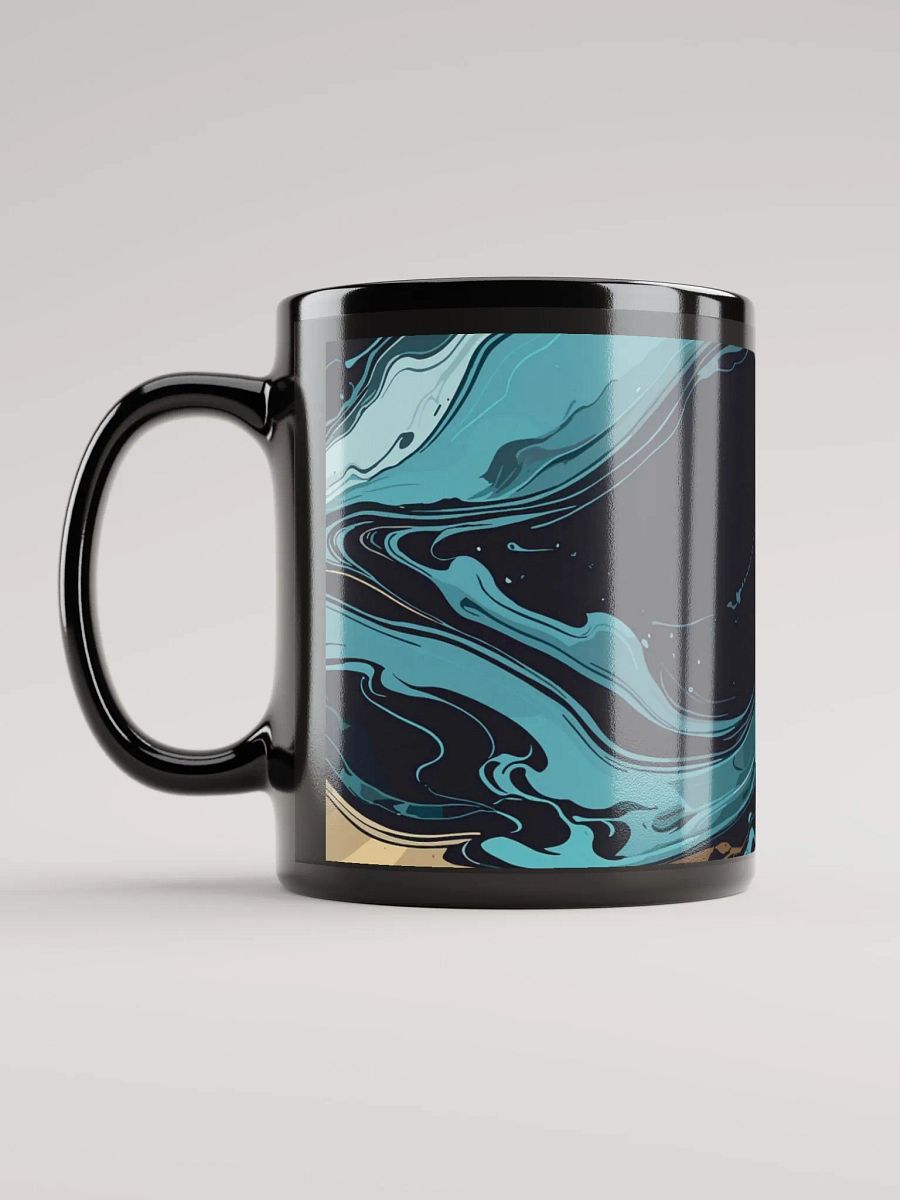 Marbled Swirls Black Marble Mug product image (6)