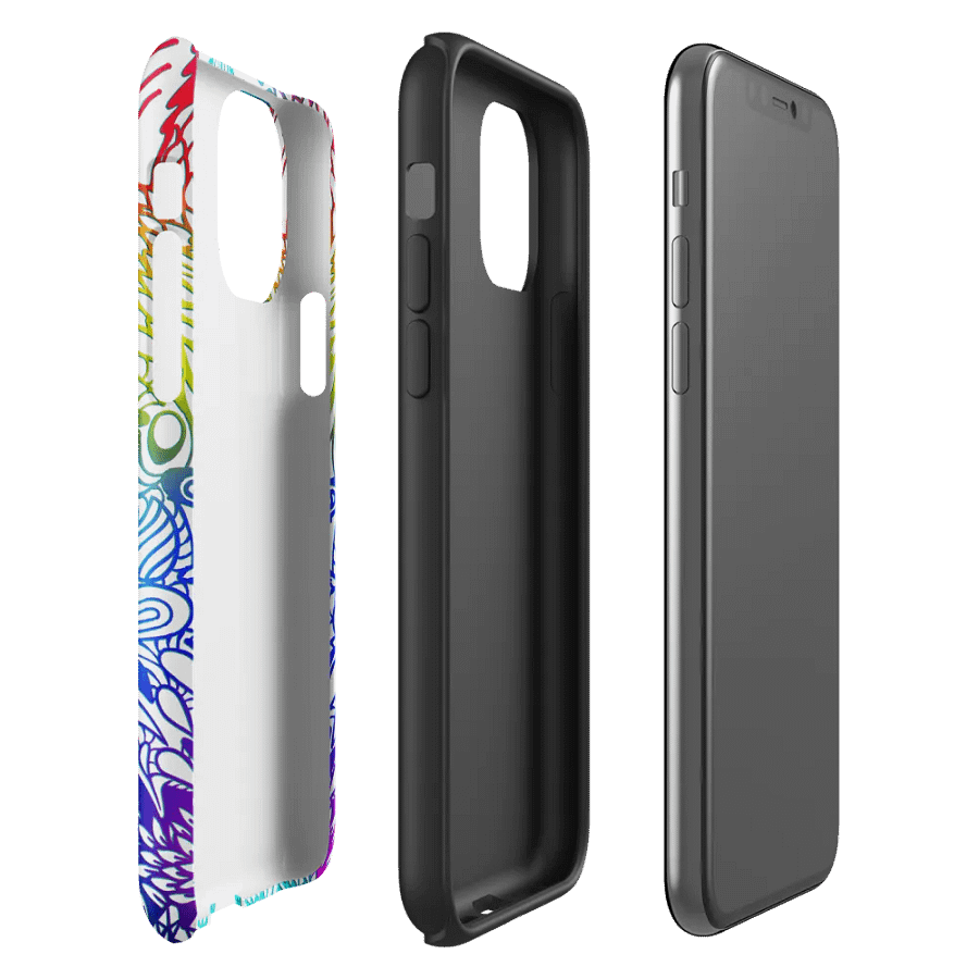 Wolf Head Blue Mandala Phone Case product image (5)