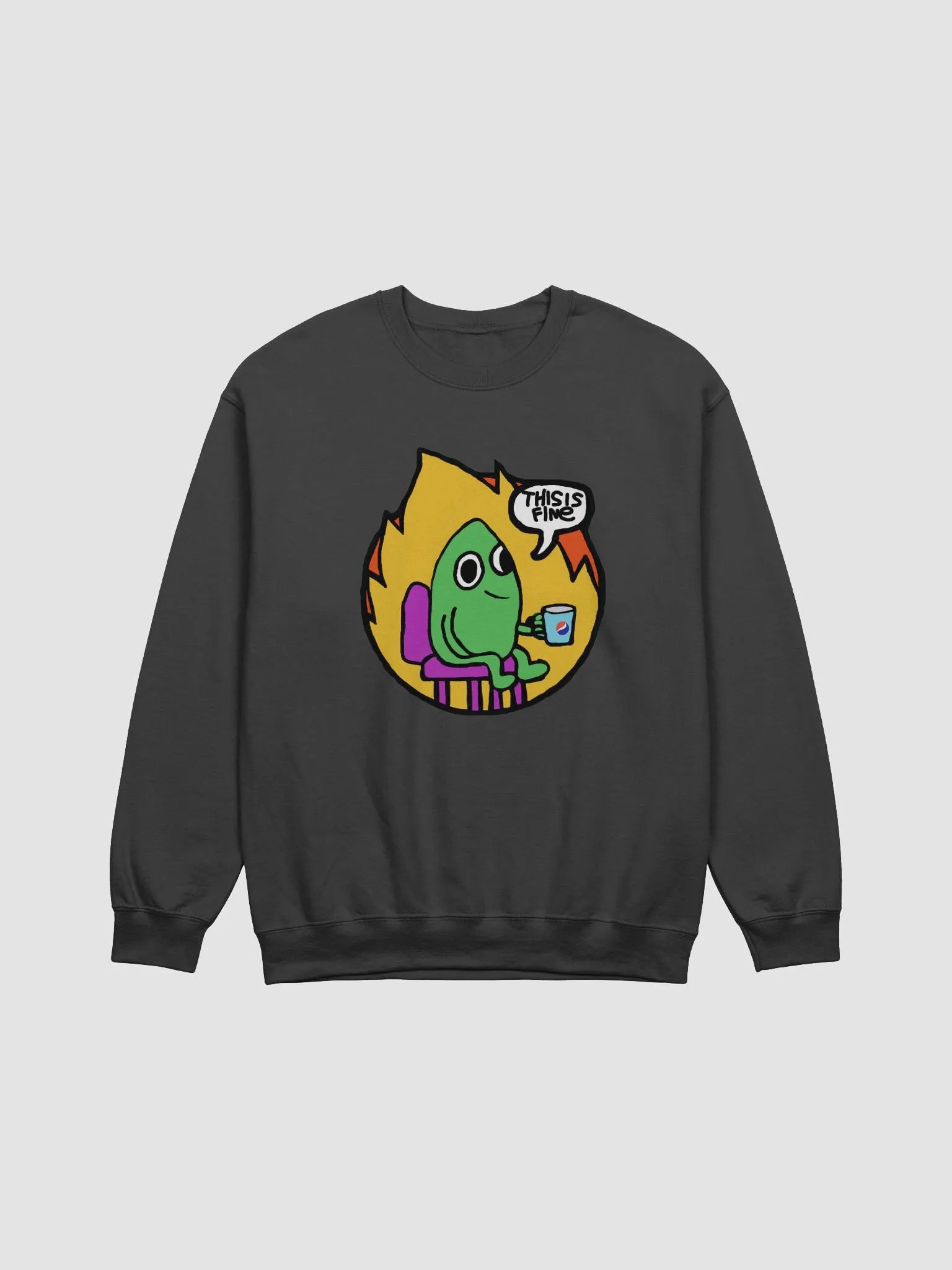 THIS IS FINE SWEATSHIRT product image (2)