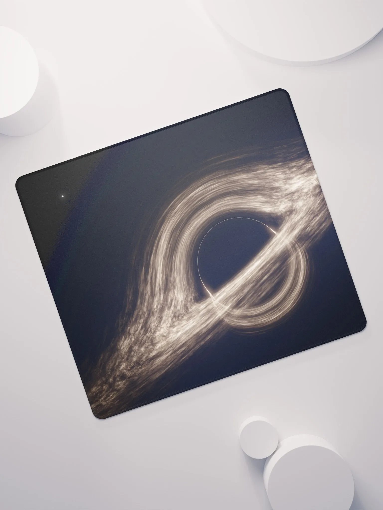 I WISH THAT I Black Hole Music Gaming Desk mat/Mousepad product image (11)