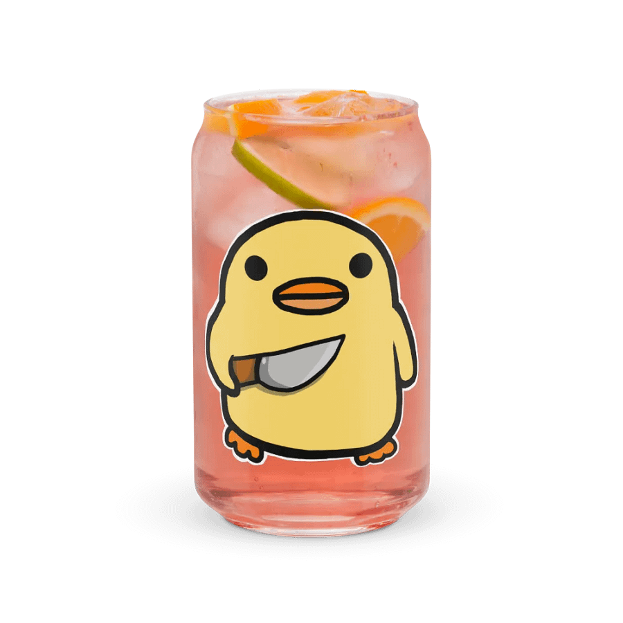 Stabby Duck Can-Shaped Glass product image (7)