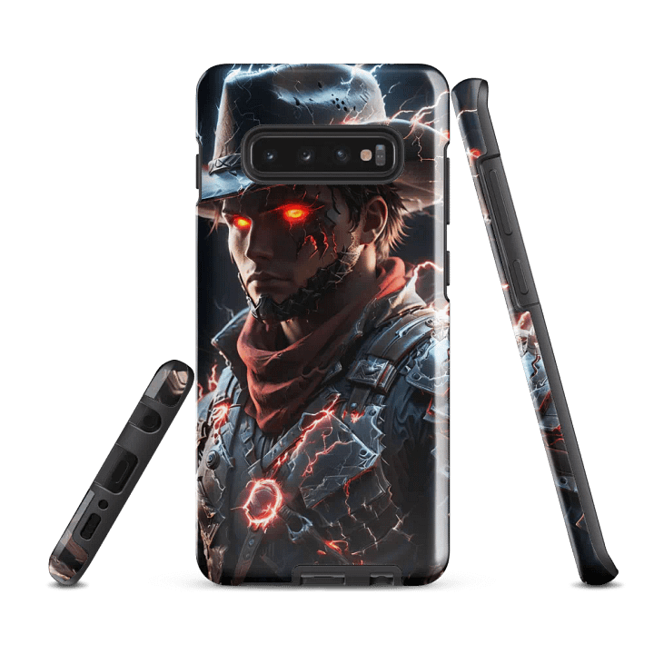 Cyborg Gunslinger Samsung Tough Case – Futuristic Cowboy product image (3)