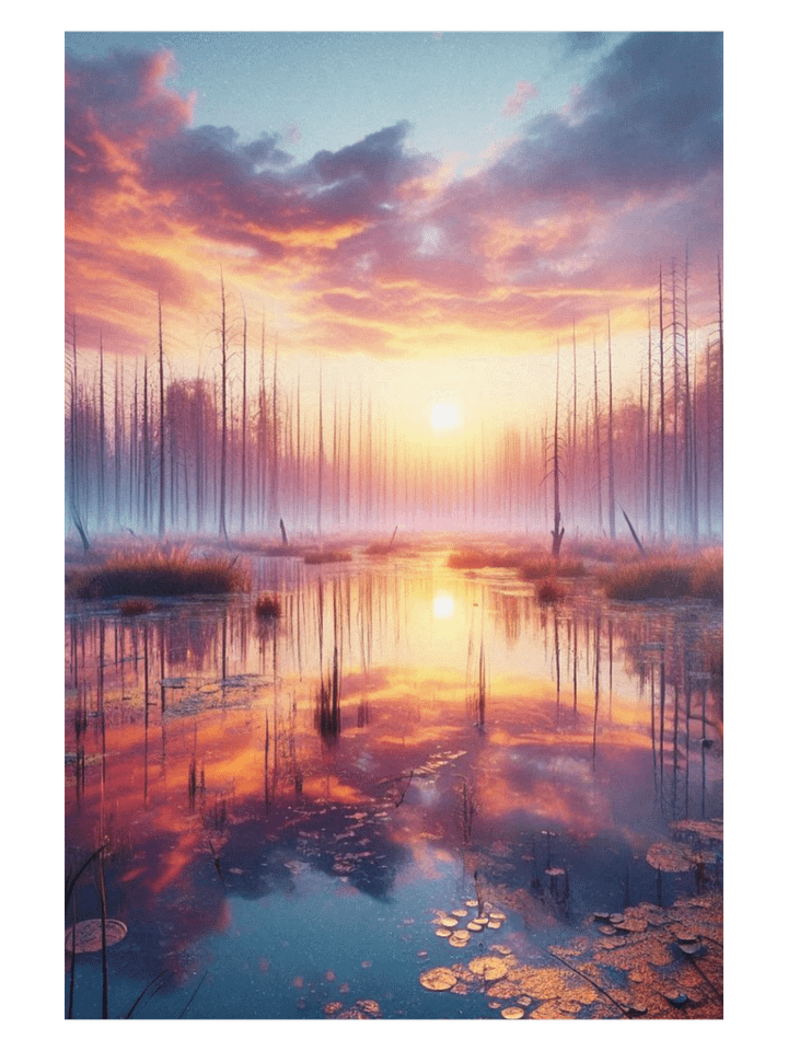 Sunset Serenity Enhanced Matte Paper Poster product image (1)