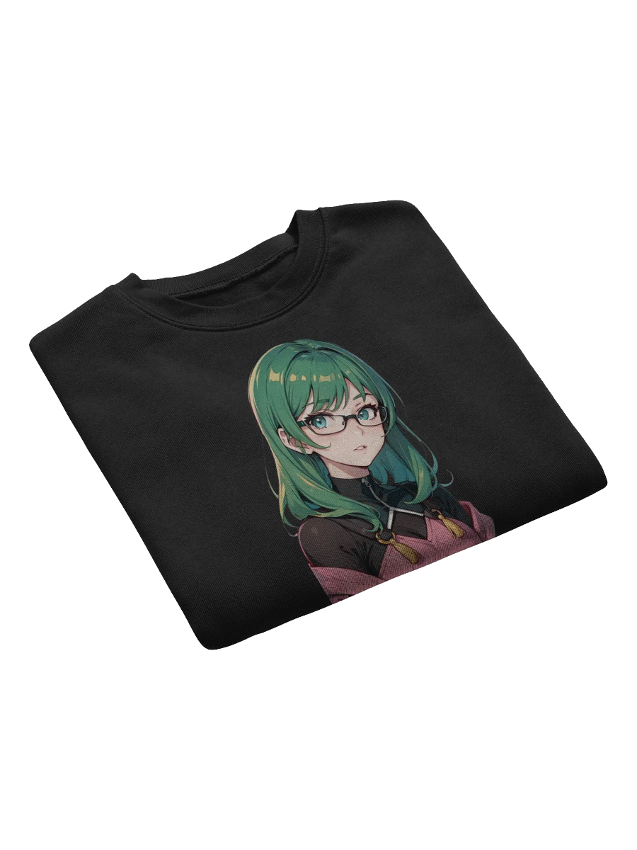 (Green WAIFU) K Crop Sweatshirt product image (7)
