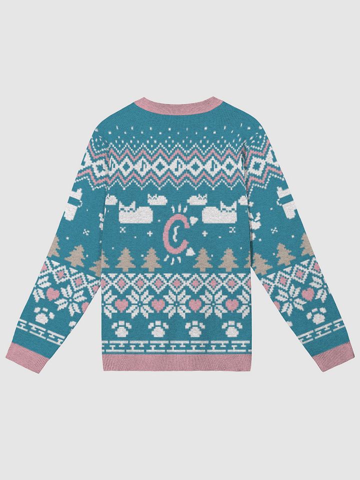 Cozy Cake Crew Fit Sweater - Cyan product image (2)