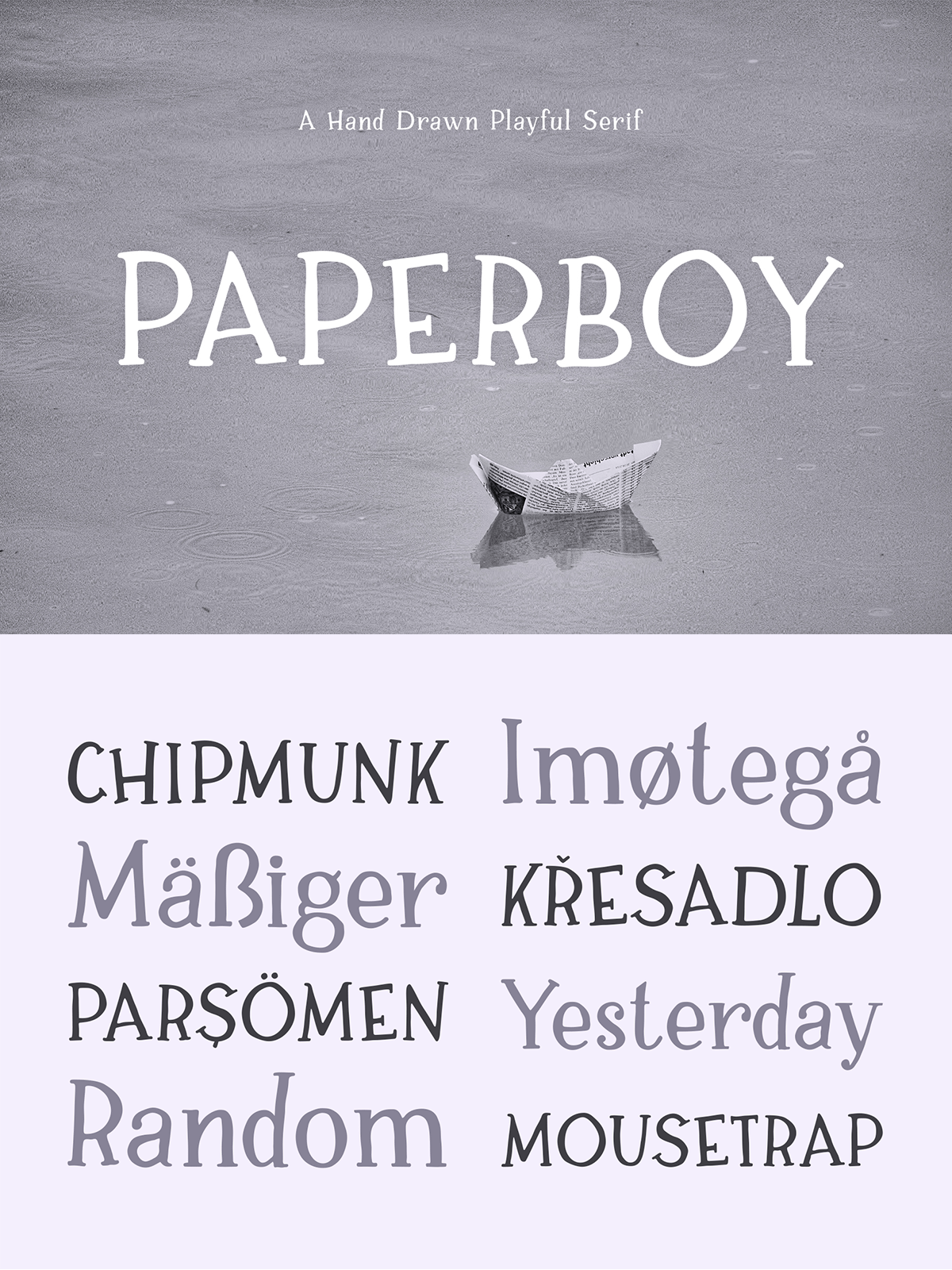 Paperboy | A Hand Drawn Serif Typeface product image (1)