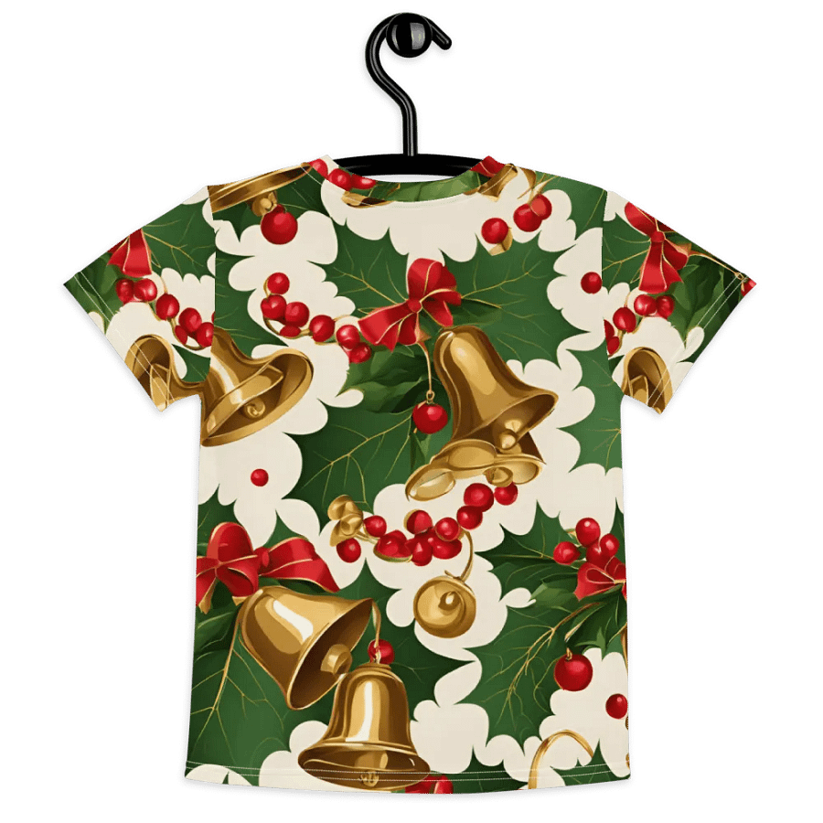 Festive Bells and Berries Kids T-Shirt product image (7)