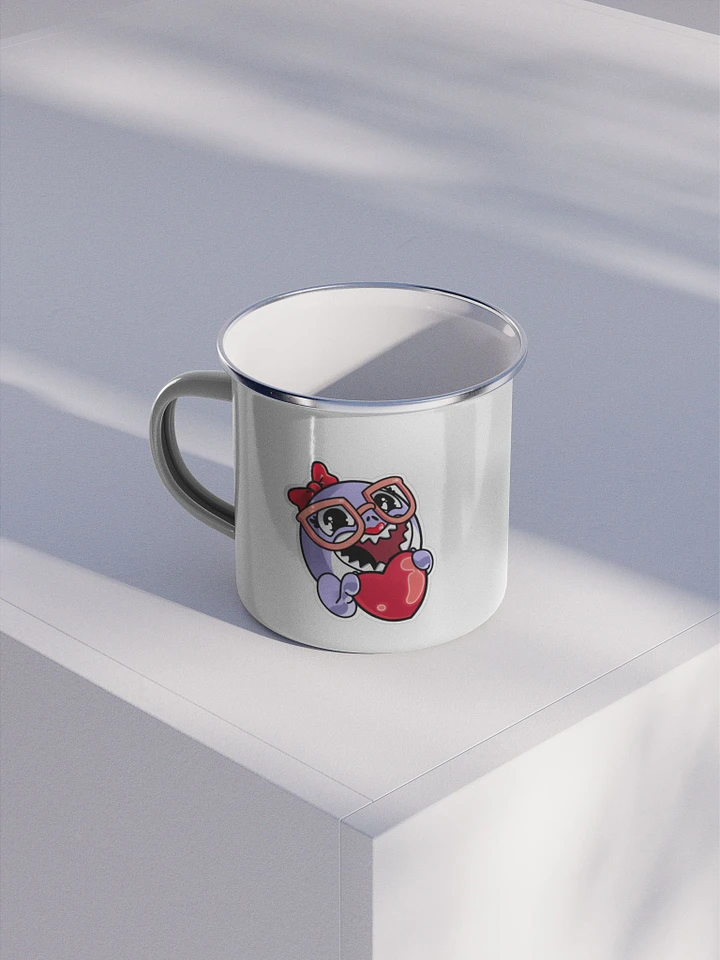 CoderGirlChan Love Emote Enamel Mug product image (1)