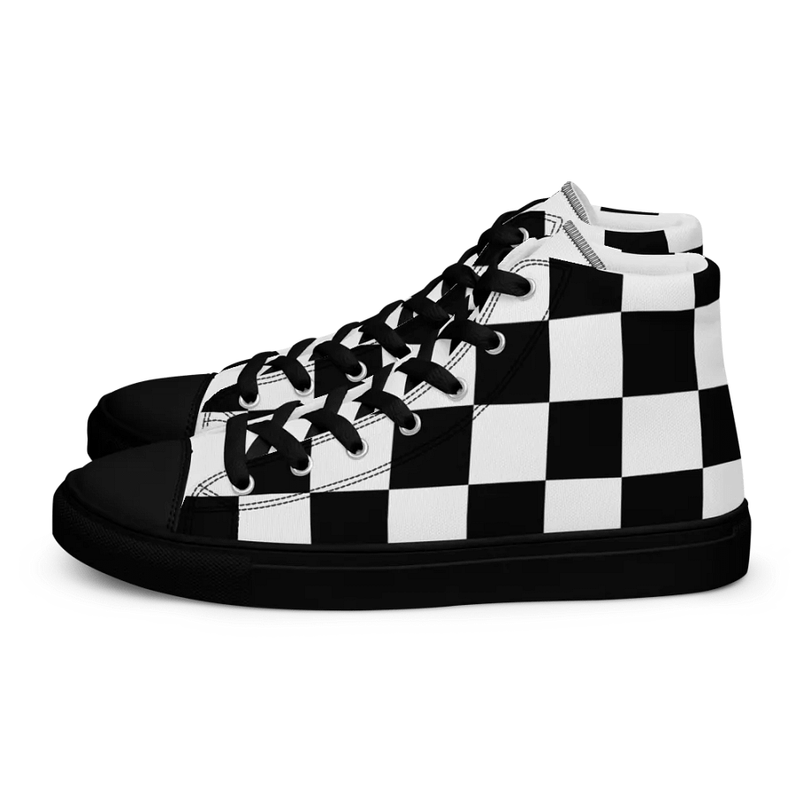 Womens checks canvas sneakers product image (6)