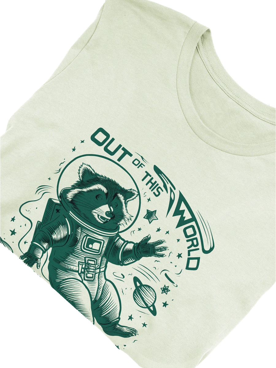 Astro-Raccoon Space Explorer T-Shirt product image (5)