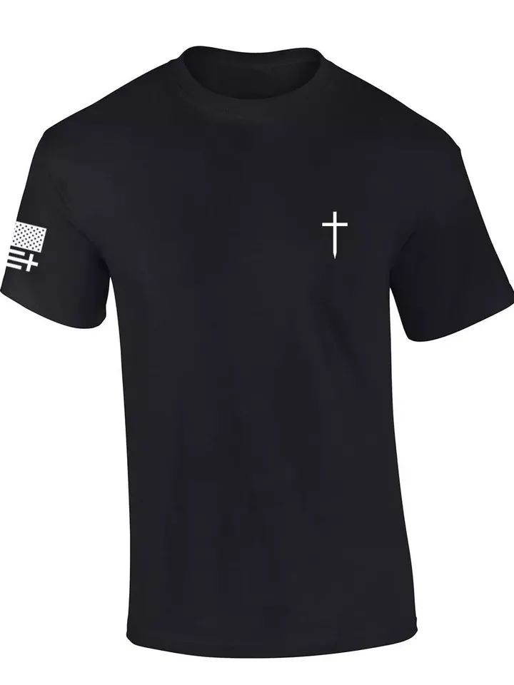 Mens Christian T-shirt Devil Thought He'd Won Short Sleeve T-shirt product image (1)