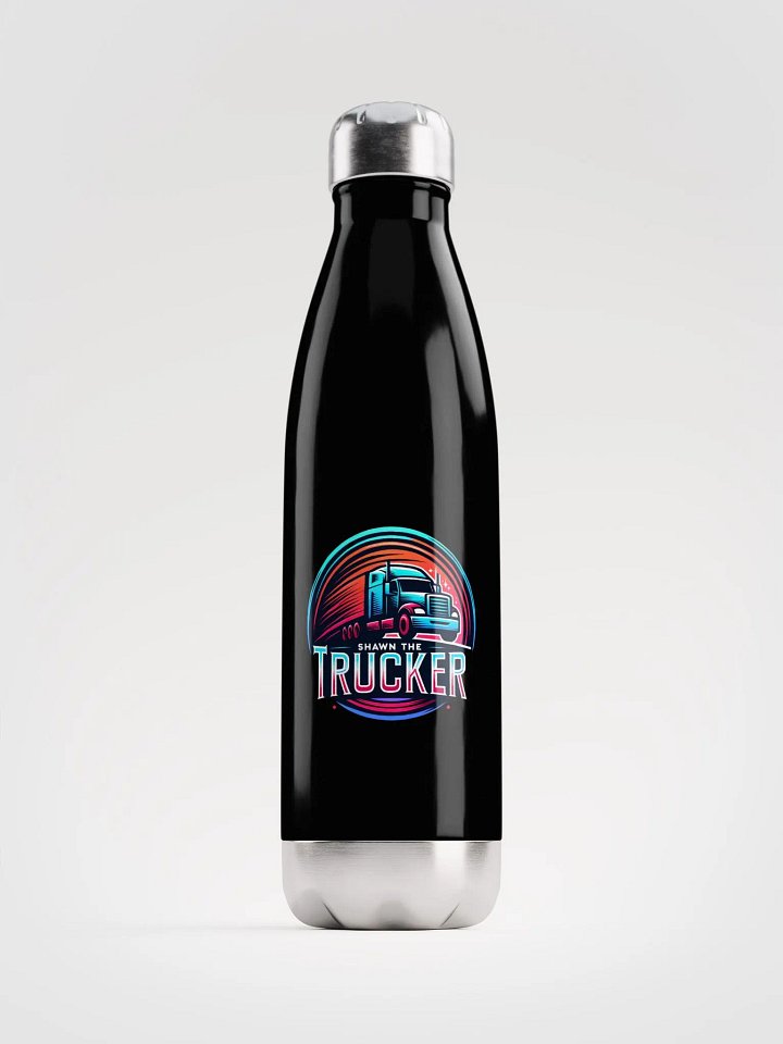 trucker stainless steal water bottle product image (1)