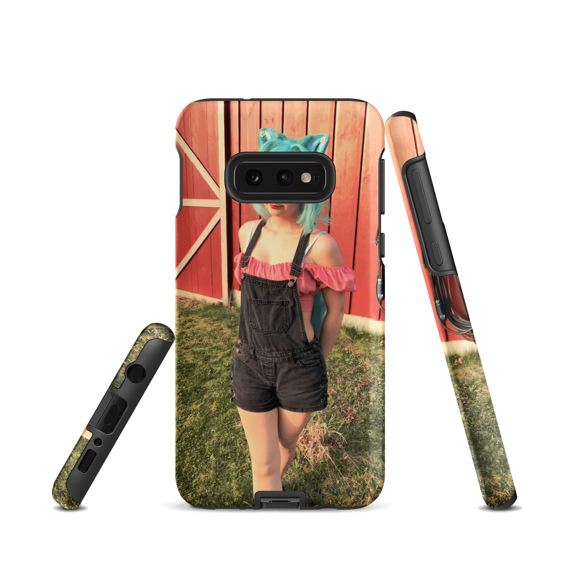 Original Cat Girl OC Phone Case (Barnlight Breeze) featuring hanyuuberry – Samsung product image (1)