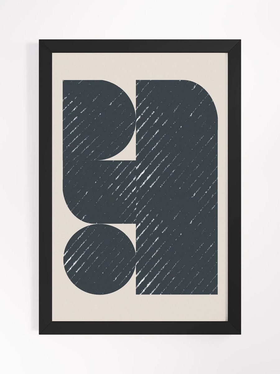 Geometric Harmony Framed Art Print – Modern and Minimalist Home Decor product image (3)
