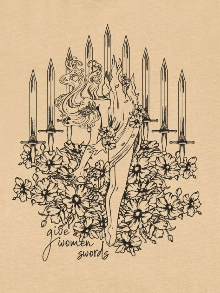 'Give Women Swords' Heavyweight Tee product image (5)