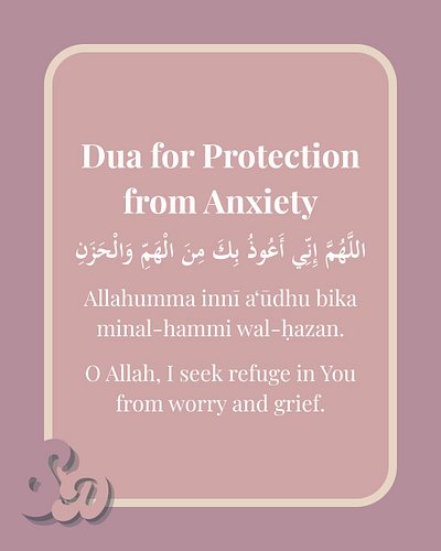 Worries weigh heavy, but Allah is greater than every fear. May He shield us from grief and lift the burdens we cannot carry. ...