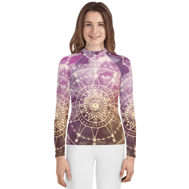 Sacred Geometry, Unisex youth Rash Guard product image (1)