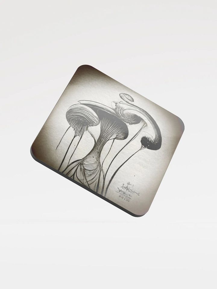 Mystical Mushroom Glossed Coaster product image (1)