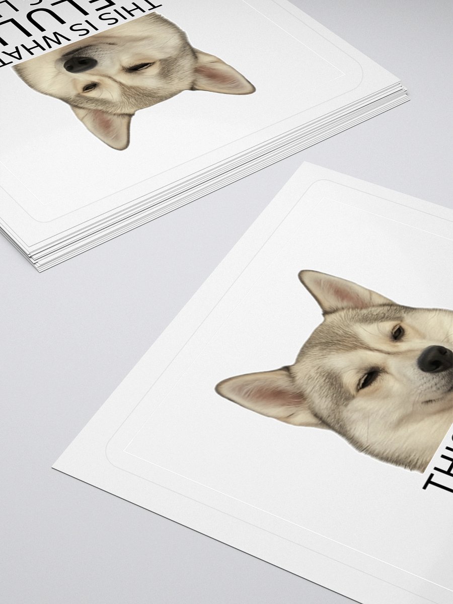 This Is What Delulu Looks Like – Cordell Sticker 💅🐾 product image (10)