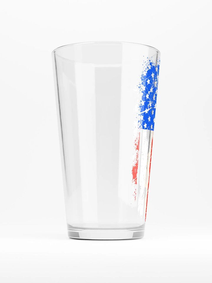 Bitcoin Flag (RWB) Pint Glass product image (2)