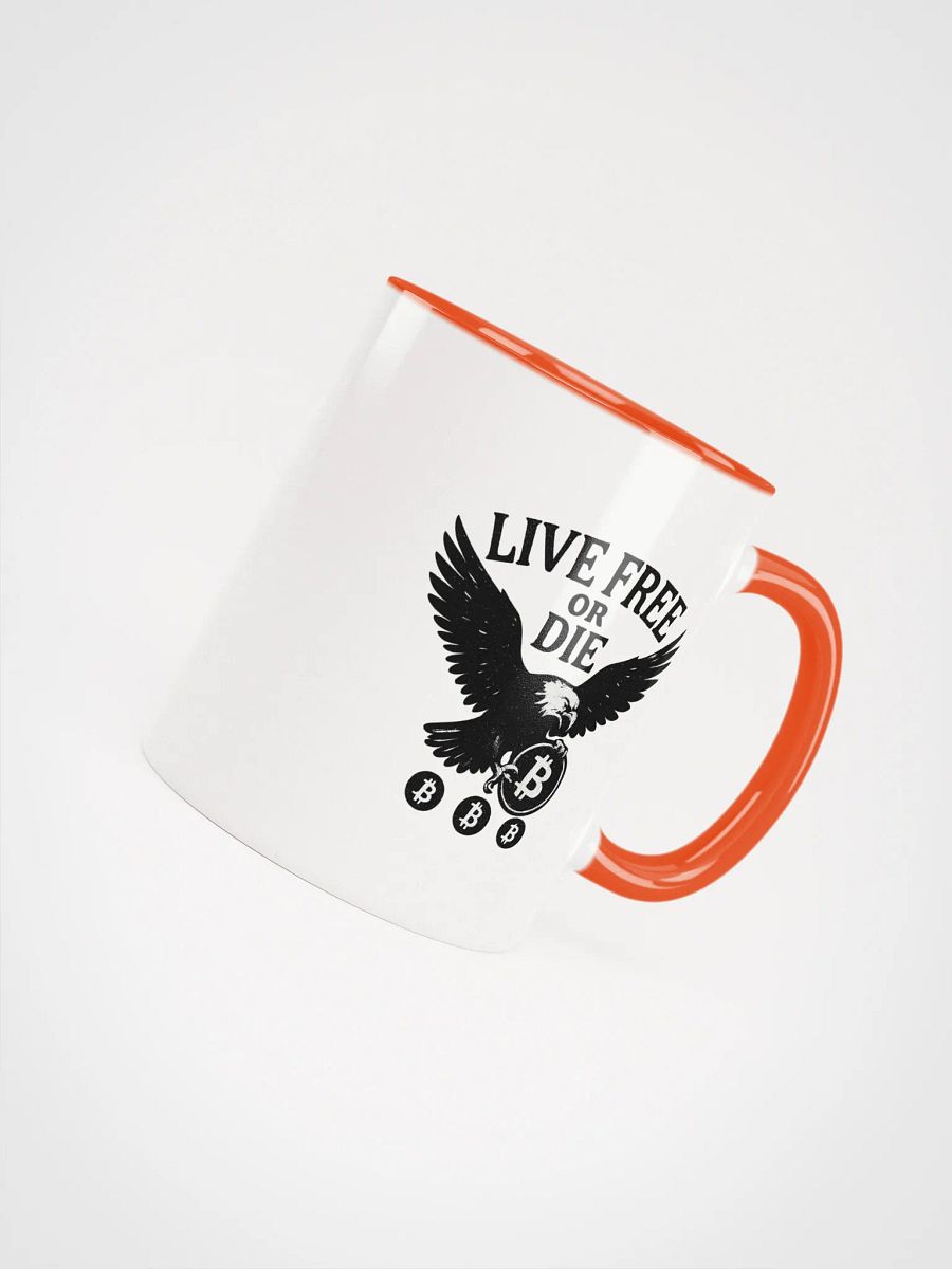 Live Free or Die Orange Mug product image (4)