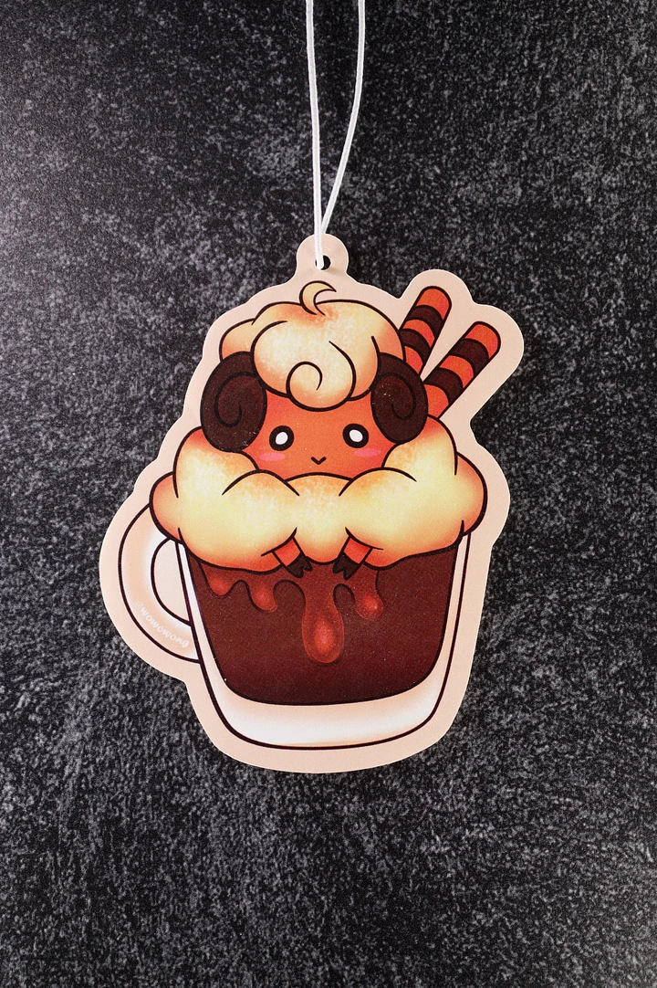 Air Freshener - Zodiac Drink - Cappuccino Lamb w/ Coffee Cookie Sticks product image (1)