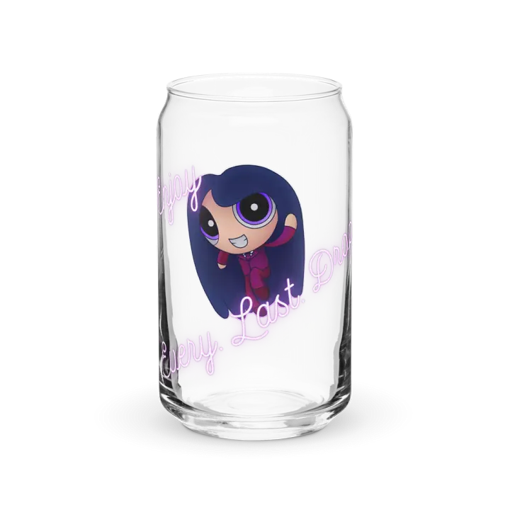 Enjoy Every. Last. Drop Can-shaped glass product image (1)