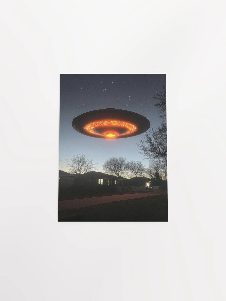 The Truth is Out There / The X-Files photo of UFO — sci-fi poster, movie art, I want to believe poster, space print, aliens wall decor product image (20)