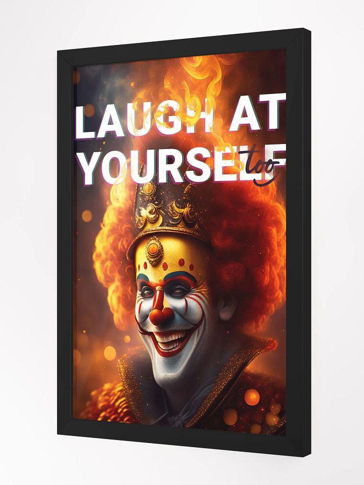 Laugh at yourself too - Clown in fire product image (2)