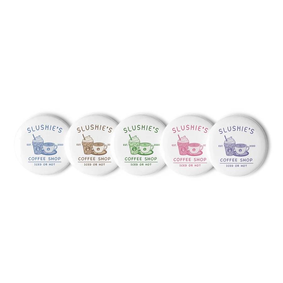 Slushie's Coffee Shop | Pins (White) product image (1)