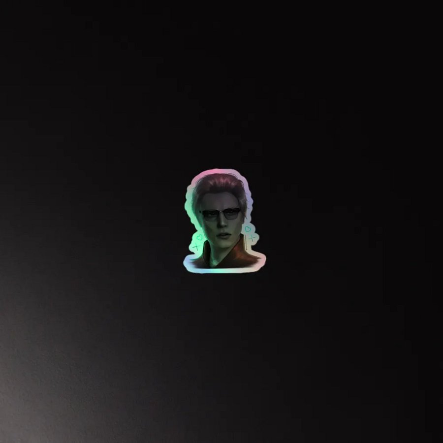 Noble Leon RE4 REmake Holographic Sticker product image (4)