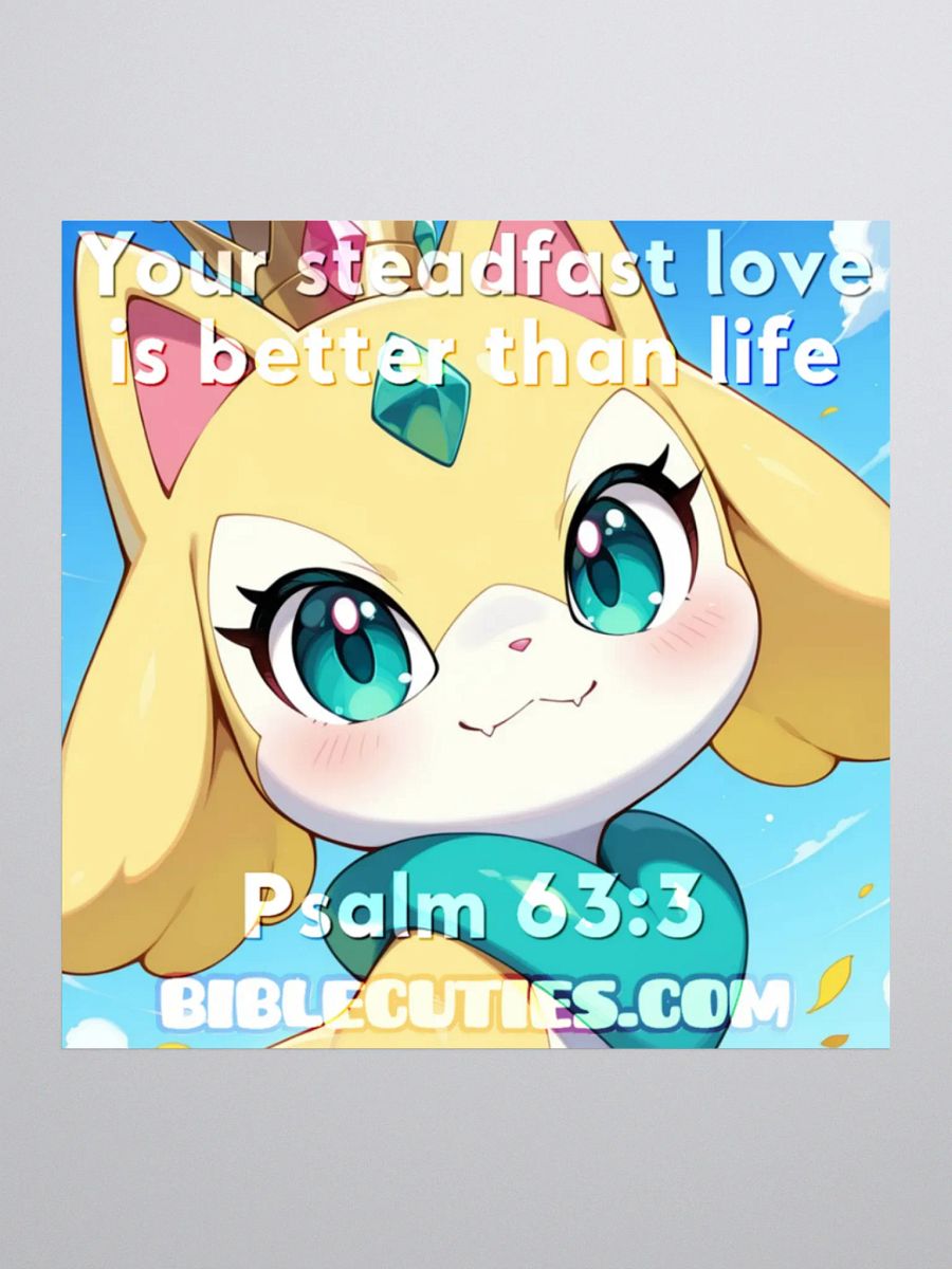 Bible Cuties  Adah - Your steadfast love is better than life product image (2)