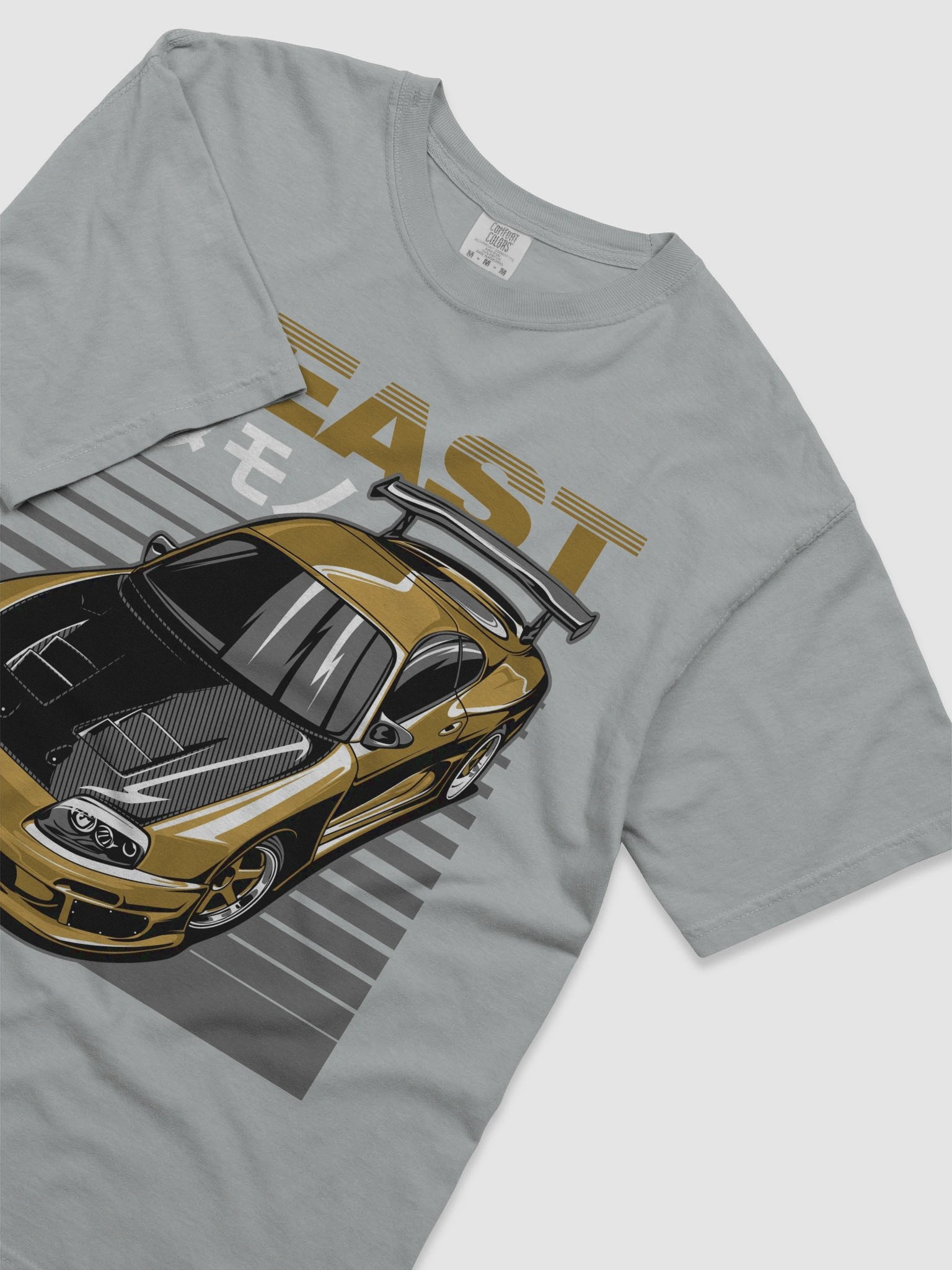 Golden Beast Car Illustration T-Shirt product image (37)