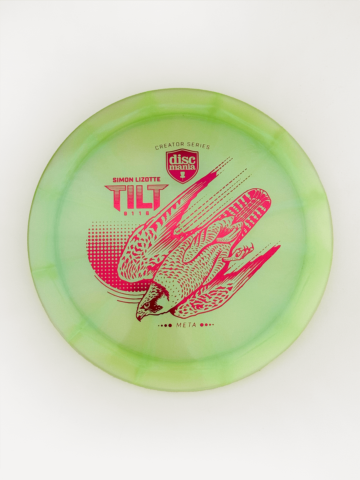 Discmania Meta Tilt – Simon Lizotte Creator Series; Light Green 174g product image (1)
