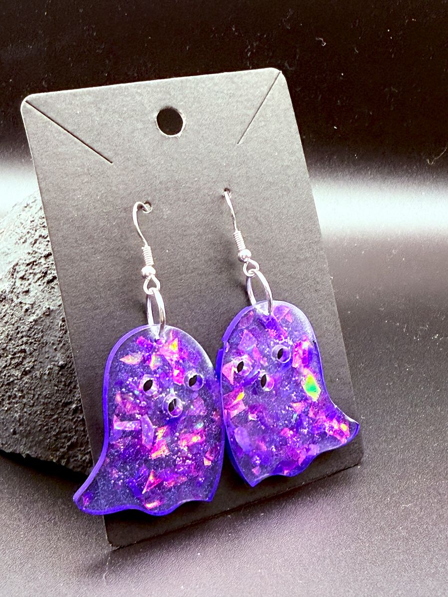 Resin Earings - Ghosts product image (5)