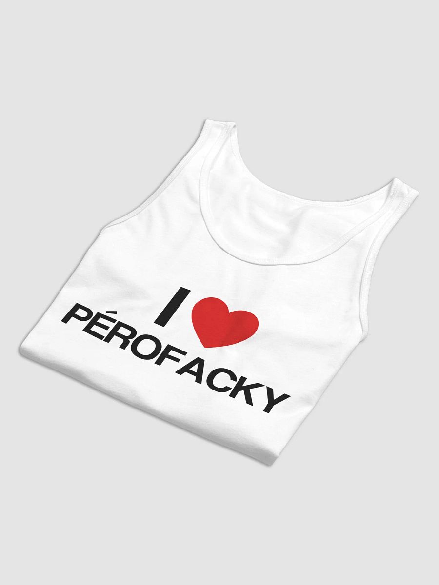 I ♥️ Perofacky tank top white product image (3)