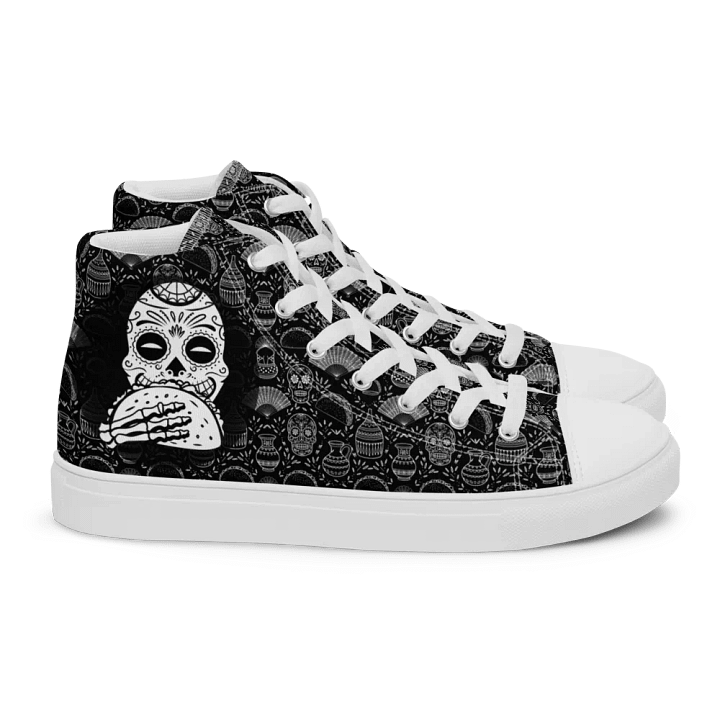Taco Sugar Skull High Top White Female product image (2)