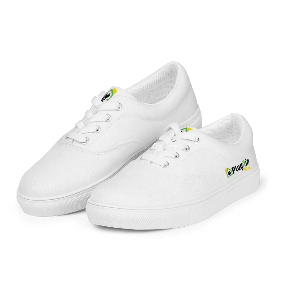 Plug It In Solar High-Quality Women's Lace-Up Canvas Shoes product image (4)