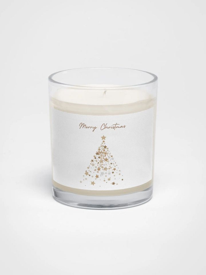 Golden Star Christmas Tree Candle product image (1)