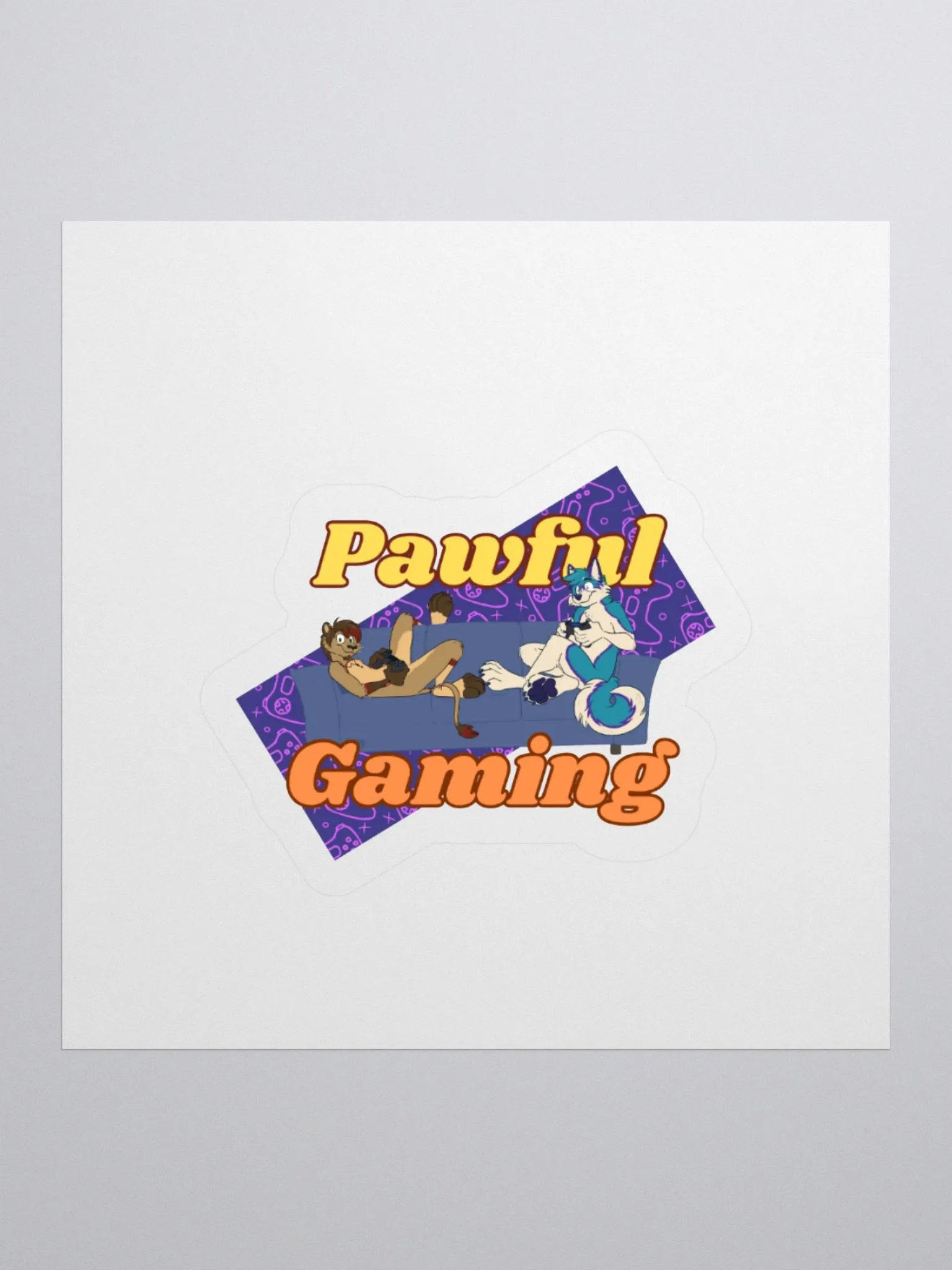 Pawful Gaming sticker product image (1)