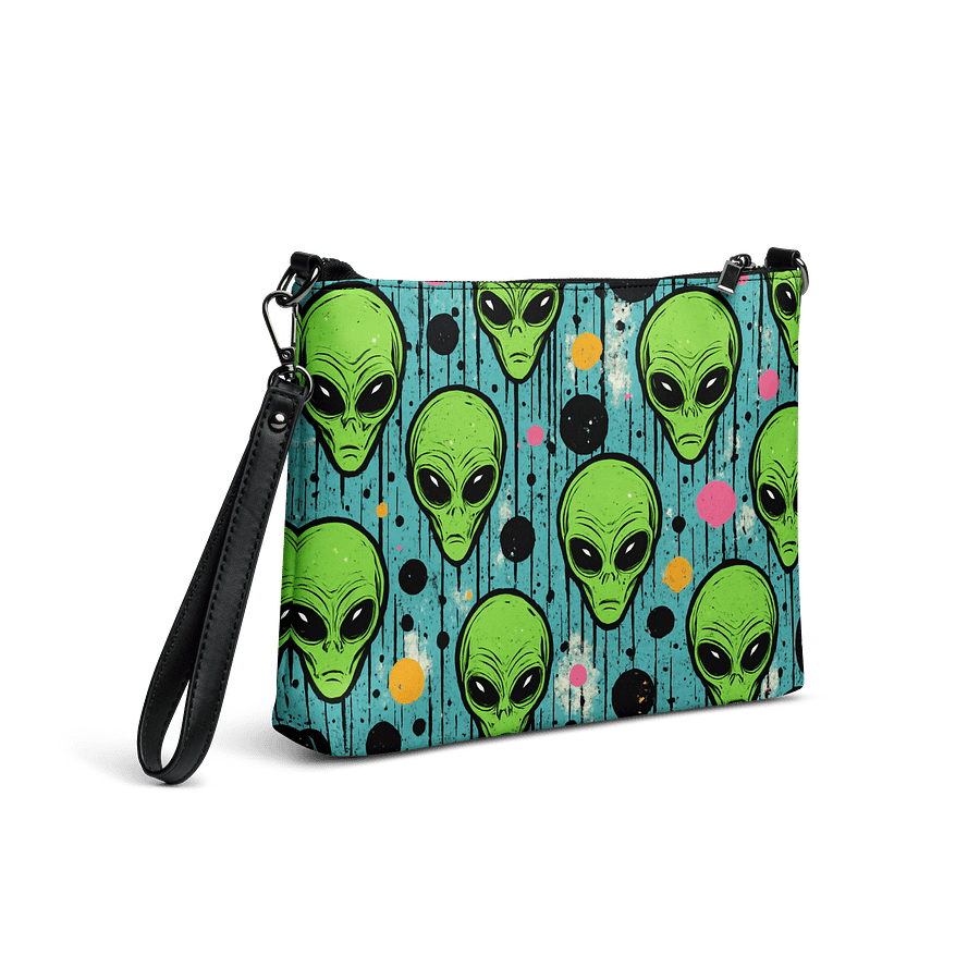 Aliens Paint Neon Graffiti Pop Art - Crossbody Bag product image (5)