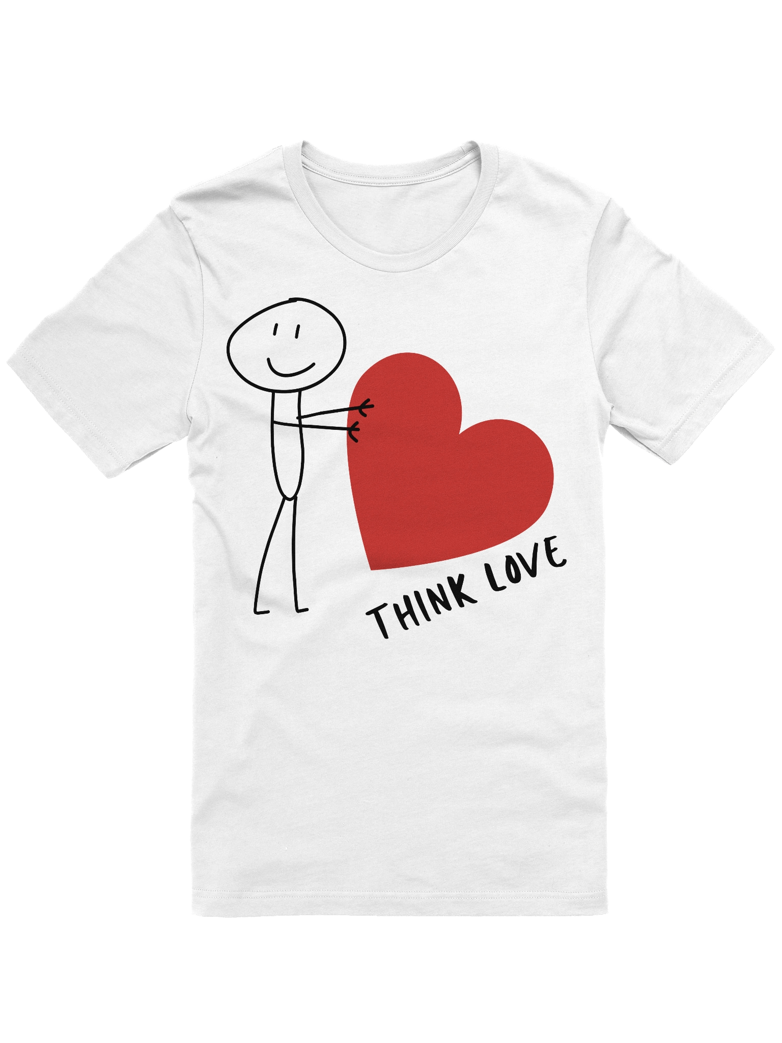 Think Love Supersoft T-Shirt product image (85)
