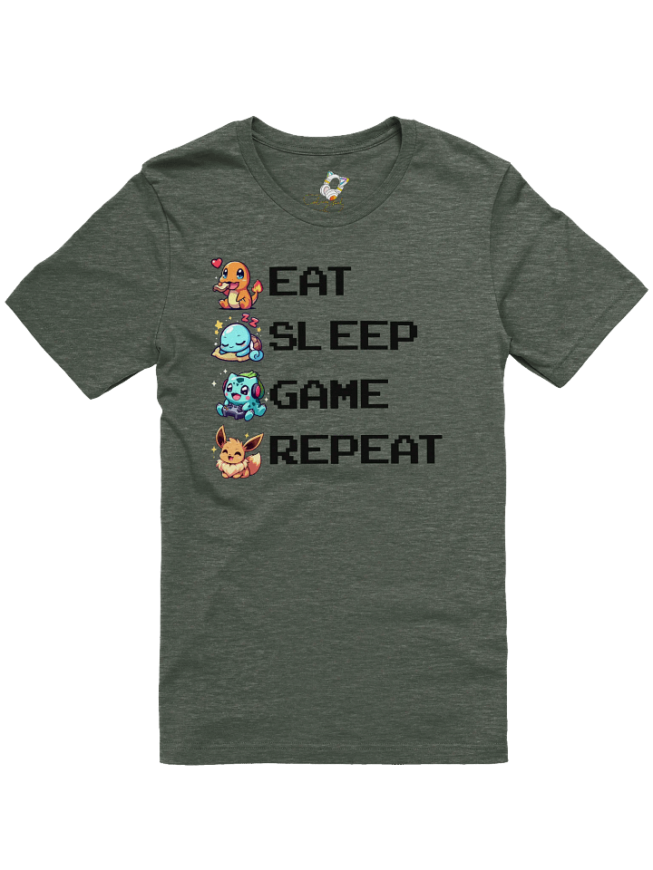 Eat. Sleep. Game. Repeat. Tee product image (1)