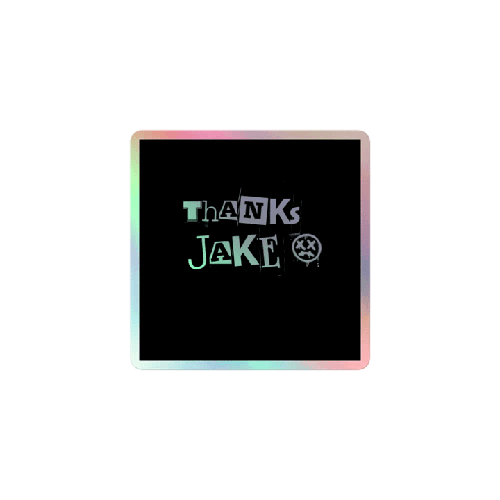 THANKS JAKE STICKER product image (1)