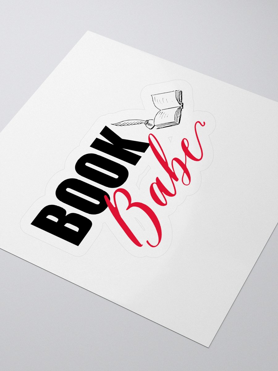 Book Babe Kiss Cut Sticker product image (9)