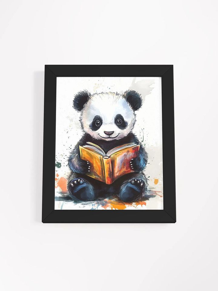 Baby Panda's Literary Retreat Framed Poster product image (7)