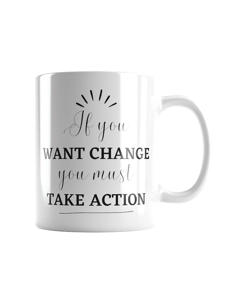 Action Taker's Motivation Mug – Inspirational Coffee Mug for Daily Motivation