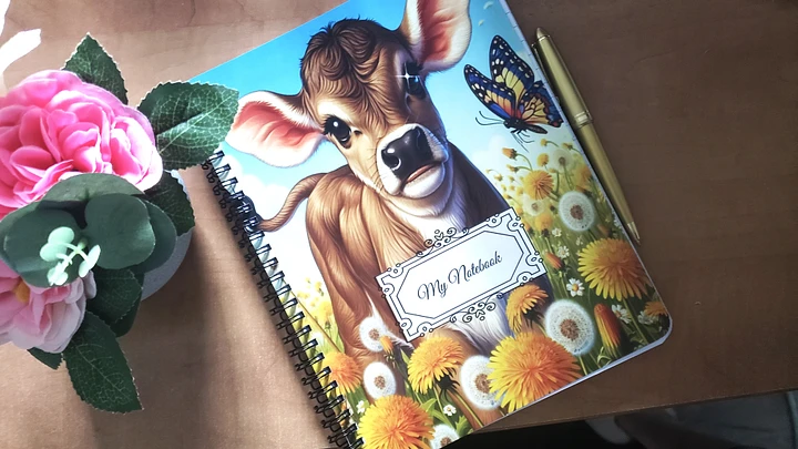 Baby Cows Lovers Coiled My Notebook product image (1)